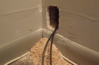 Wall Plate Hole